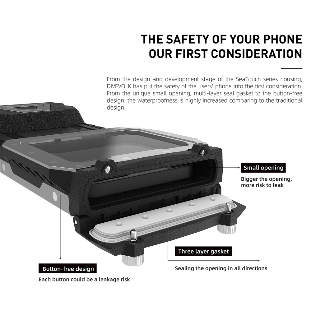 Carcasa Divevolk SeaTouch 4 Max Plus - Imagen 8