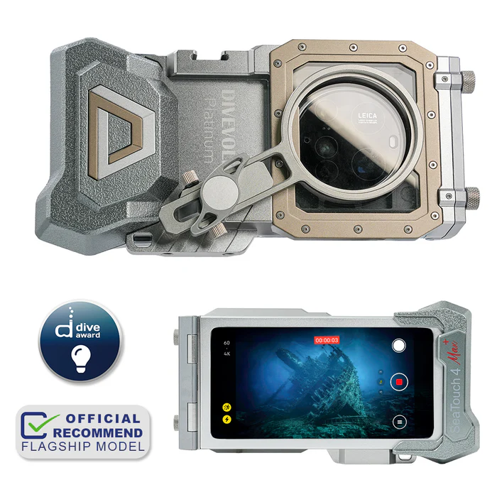 CARCASA DIVEVOLK SEATOUCH 4 MAX – PLATINUM V2