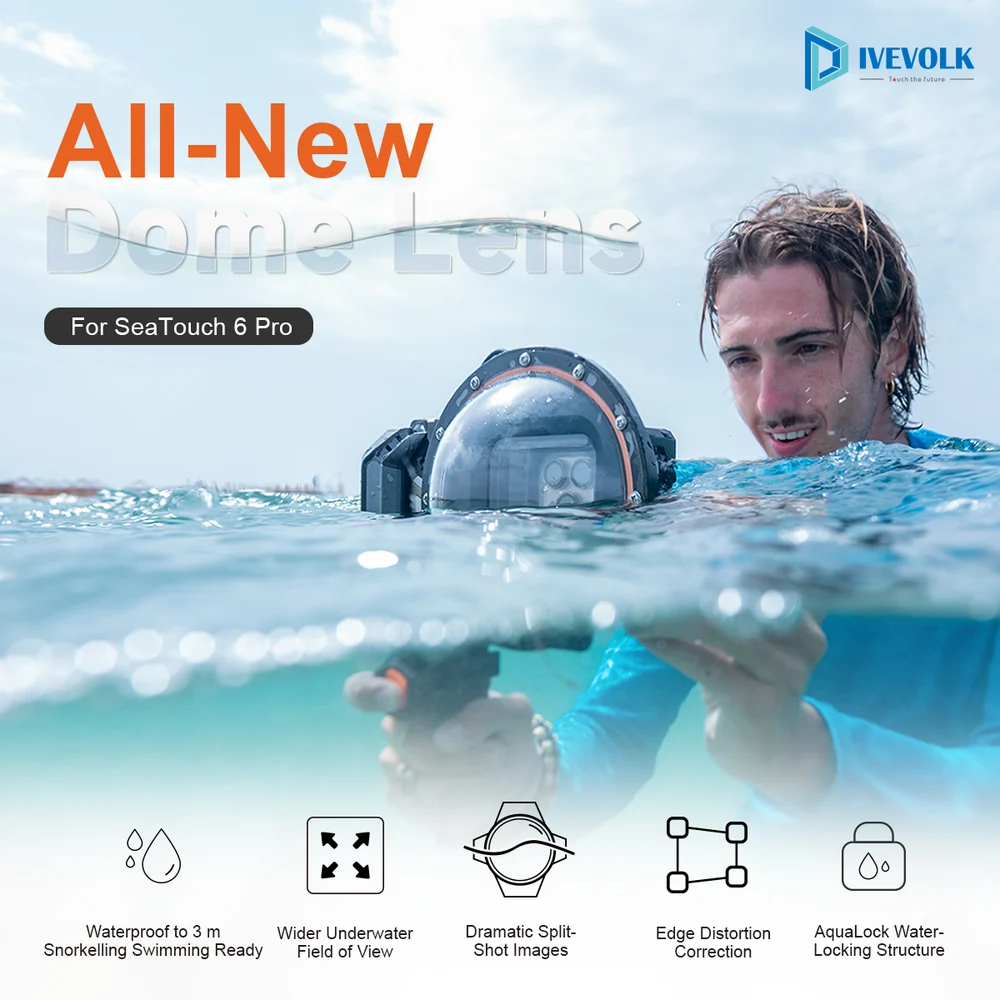 DIVEVOLK SeaTouch 6 Pro Water Sports Kit - Imagen 4